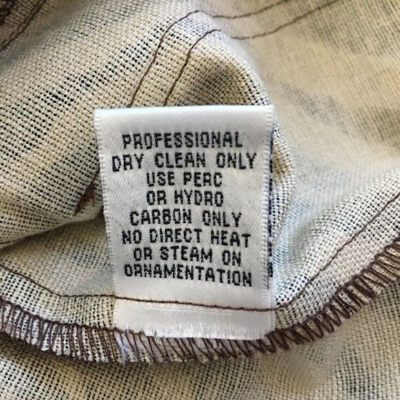 Caché Linen & Cotton Gold Metallic Zebra Print Belted Blazer Size Small - Picture 7 of 8